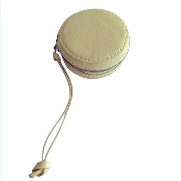 Madewell Soft Yellow Leather Pouch - Picture 1 of 5